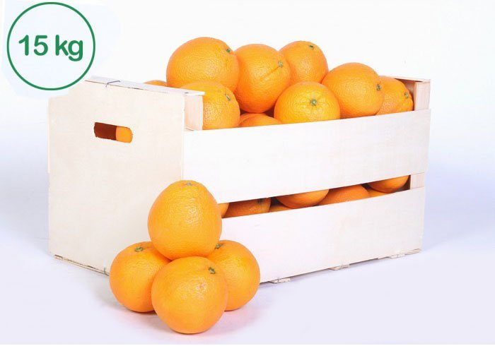 Caja naranjas para mesa NAVELINA 15 kgs